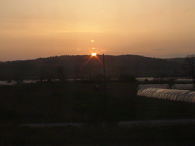 070_Sonnenuntergang in Südserbien