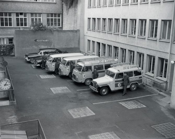 Post und Versand am Flughafen in Zürich-Kloten