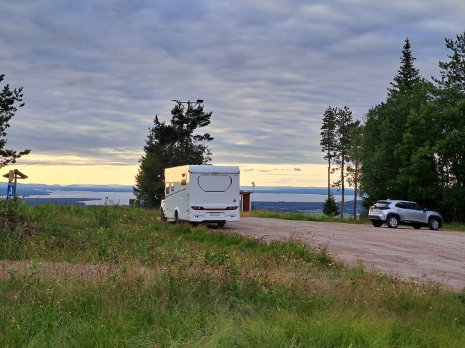 Im Winter ein Skigebiet - Granberget